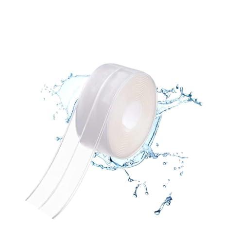 防カビテープ 22/38/50mm幅汚れ防止マスキングテープ 透明 のり残らず 折り目で簡単に貼る ...