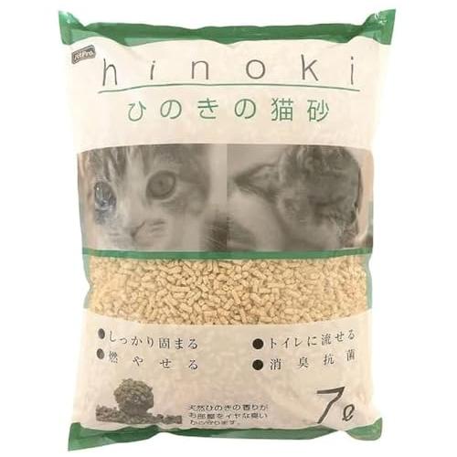 猫砂 ペットプロ ひのきの猫砂 固まる 消臭 抗菌 トイレに流せる 木製 7L 猫トイレ トイレ砂 ...