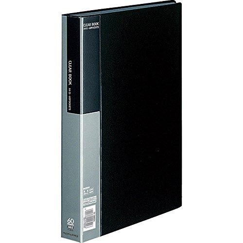 コクヨ ファイル クリアファイル ベーシック A4 60枚 黒 ラ-B60D