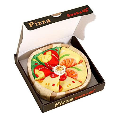 [AGRIMONY] ピザボックス 靴下 レディース 女の子 男の子 - おもしろ 男性 女性 クリ...