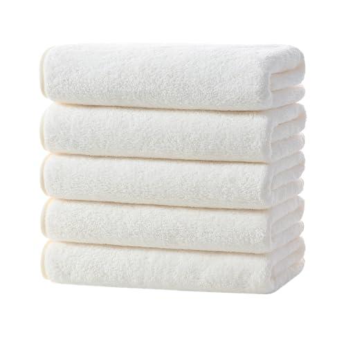 バスタオル マイクロファイバー タオル 5枚セット 大判 ホテル仕様 柔らか肌触り 高速吸水 速乾 ...