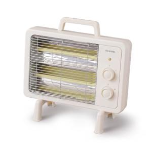 アイリスオーヤマ 電気ストーブ 速暖 転倒時電源OFF 400W/800W 2段階切替 遠赤外線ヒーター IEHD-800 アイボリー｜kirelab-net