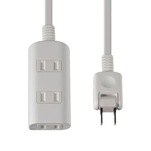 エルパ(ELPA) 扉付タップラン 電源タップ 延長コード 125V 5m 3個口 ホワイト WBT-N3050B(W)｜kirelab-net