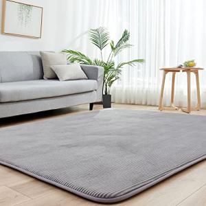 カーペットラグ 極厚 ラグマット 1.5畳 高反発 130×185 cm 厚手30 mm 冬 床暖房対応 カーペット 洗える 滑り止め付 じゅう｜kirelab-net