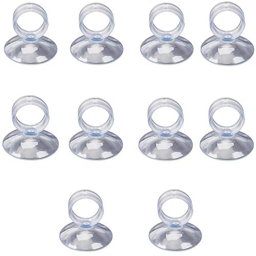 水槽 吸盤クリップ 10個パック アクアリウム用吸盤 透明色 水槽用品 内径22mm エアラインチュ...