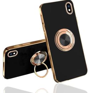 Xperia ace III ケース リング付き ストラップホール付 [DINGXIN] SO-53C SOG08 A203SO 耐衝撃 TPU｜kirelab-net