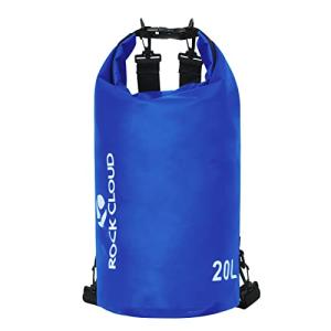 ROCK CLOUD ドライバッグ 防水バッグ ドラム型 防水ポーチ リュック 折りたたみ 軽量 5L 10L 20L 30L 40L アウトド｜kirelab-net