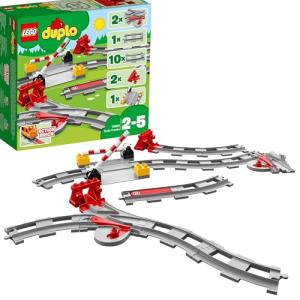 レゴ(LEGO) デュプロ あそびが広がる! 踏切レールセット おもちゃ 玩具  誕生日 ブロック 知育 クリスマス 男の子 女の子 子供 1歳｜kirelab-net