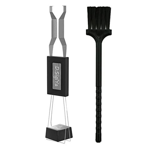 D.SigiYa メカニカルキーボード キートップ引抜工具 キーキャッププラー 2in1 キーキャッ...