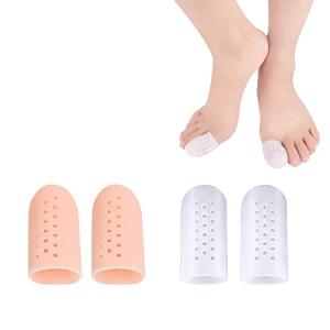 サムコス 足指保護キャップ つま先衝撃 足の親指 キャップ プロテクター スリーブ 新素材 プロテクター ジェル 足指 足爪保護キャップ 軽減緩｜kirelab-net