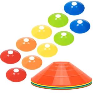 BiAnYC マーカーコーンサッカー マーカーカラーコーン ミニコーン サッカーサッカー コーントレーニング コーンサッカー/野球/テニス/フッ｜kirelab-net