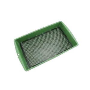 千吉 プラふるい 目の大きさが変えられる 4mm/10mm BIG 外径560×320mm グリーン｜kirelab-net
