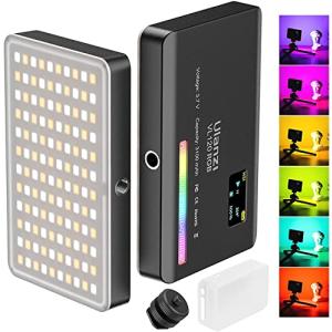 Ulanzi VL120 RGB撮影ライトLEDビデオライト 撮影用ライト 20種FX光効果モード 無段階調光 2500K-9000K色温 36｜kirelab-net
