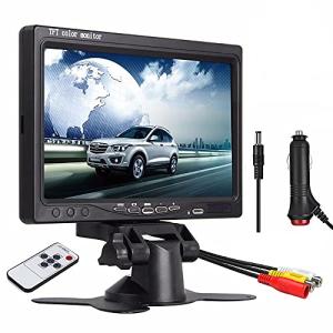 AIEK 7インチモニター 液晶 オンダッシュモニター 2系統映像入力 バック連動 防犯/監視/車載用 12V/24V通用｜kirelab-net