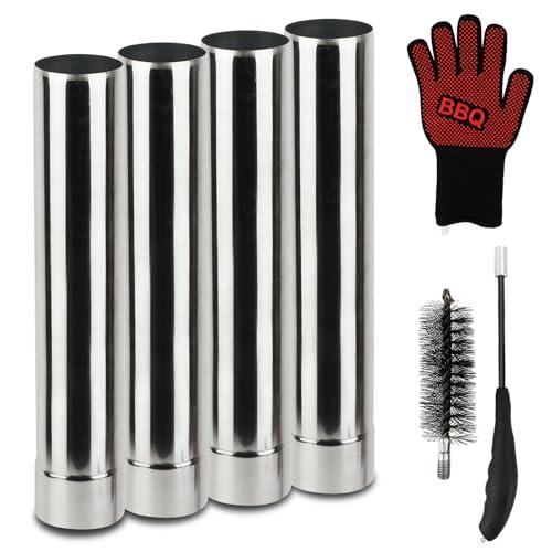 KOMCLUB ストーブ用延長煙突 煙突パイプ 薪ストーブ専用 ステンレス製 薪ストーブ用アクセサリ...