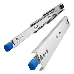 VADANIA 重量用スライドレール ロック付き 450mm #VD2053 3段引 フルエクステンション ボールベアリング 横付き 引き出し用｜kirelab-net