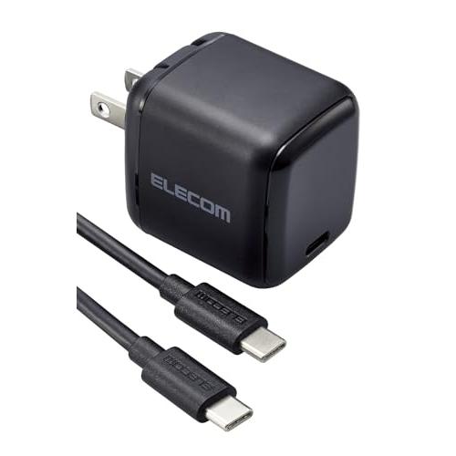 エレコム 充電器 ノートPC パソコン 65W USB PD対応 Type-Cケーブル付属 小型 T...