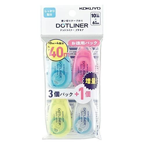 コクヨ(KOKUYO) テープのり ドットライナー プチモア 使い切り お徳用パック 99Kタ-D9...