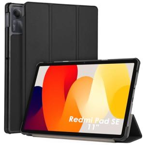 WD&CD Xiaomi Redmi Pad SE 11 対応 タブレットケース タブレットカバー 薄型 耐衝撃 オートスリープ機能 肌感レザー｜kirelab-net