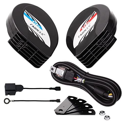 FARBIN スレンダー ホーン 薄型 コンパクトホーン12V汎用 ツイントーン ホーンセット 組み...