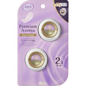 [ 消臭力 クルマ用 プレミアムアロマ ] 車用 クリップタイプ グレイスボーテ 2.0ml×2個セット クルマの消臭力 車 エアコン送風口用｜kirelab-net