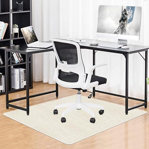 HUIJIE チェアマット フロアマット 床保護マット 140×100cm 椅子 マット滑り止め p...