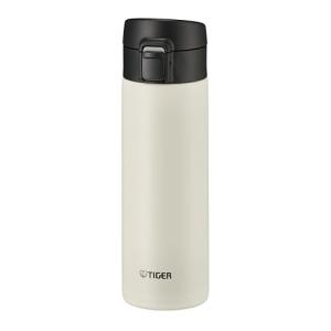 タイガー魔法瓶(TIGER) 水筒 480ml マグボトル ワンタッチ 軽量 ステンレスボトル 真空断熱 保温保冷 ホワイト MKA-K048W｜kirelab-net