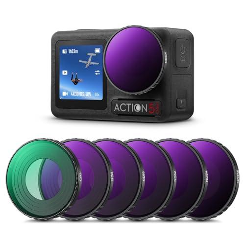 K&amp;F CONCEPT DJI Osmo Action 4/5 PRO 用フィルターセット(CPL+...