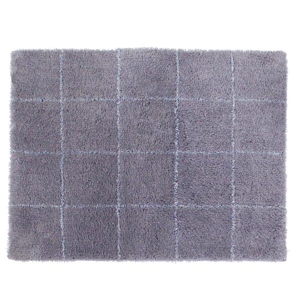 オカ(OKA) 浴室足ふきマット グレー 約45cm×60cm 乾度良好バスマット モディッシュ (...