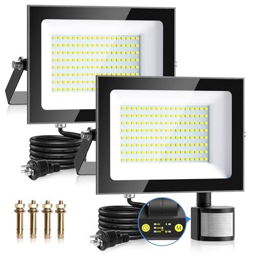 CLY センサーライト LED 80W 人感明暗センサー コンセント式 人感センサーライト 超高輝度...