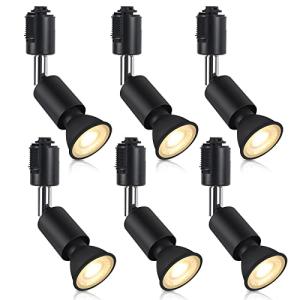 xydled ダクトレール用スポットライト E11 LED電球付き 50W ライティングバー用器具セット ライティングレール 天井照明 6個セッ｜kirelab-net