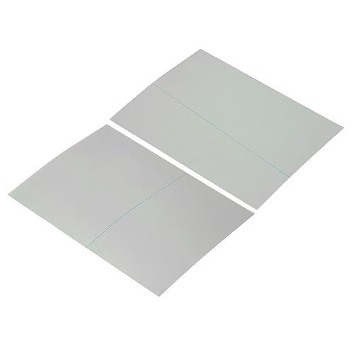PATIKIL 20 cm 偏光フィルムシート 2個 粘着型偏光板 直線偏光フィルター 16.3x1...