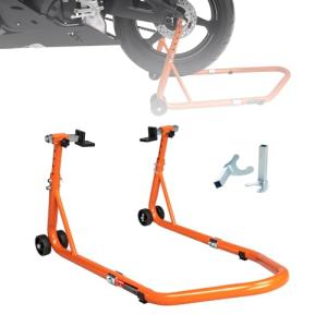 Donext バイクスタンド メンテナンススタンド バイク用 高さ5段階調整 耐荷重320kg L型&U型 アジャスタブル オレンジ｜kirelab-net