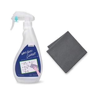 LOUKIN 低臭気非毒性ホワイトボードクリーナー ホワイトボード用クリーナースプレー 500ml 1本 クリーニングクロス1枚付き｜kirelab-net