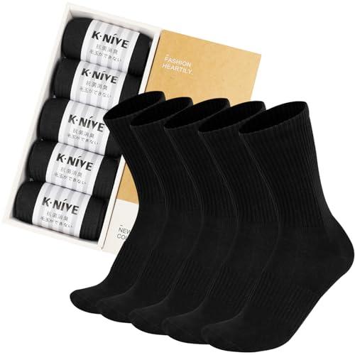 [Ｋ・ＮＩＶＥ] 靴下 メンズ ビジネスソックス 黒 破れにくい 抗菌消臭 蒸れない 毛玉になりにく...
