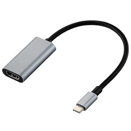 エレコム usb c - HDMI 変換アダプタ 4K/60Hz ナイロンメッシュ 高耐久 マルチデ...