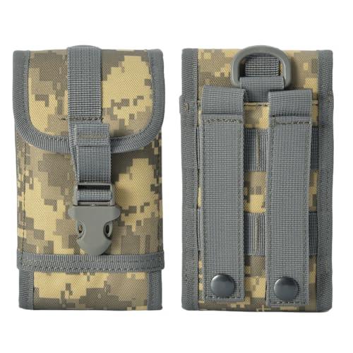 YOGOTI スマホポーチ メンズ ウエスト ベルトポーチ 縦型 防水 アウトドア 登山 作業用 汎...