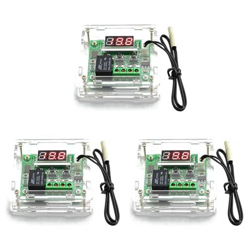 LIANHATA サーモスタット XH-W1209 温度熱センサスイッチ 温度制御 -50~110°...