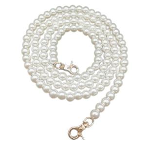 [BEAUTY PLAYER] パールストラップ パールチェーン バッグ チェーン チェーンベルト 1本 用 幅約10mm 全長約120cm パ｜kirelab-net