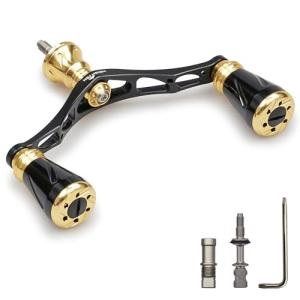 HEIGHTEN 80mm/95mm/98mm リール ハンドル 20mm/19mm ノブ 搭載 シマノ ダイワ 通用 スピニングリール用 Ne｜kirelab-net