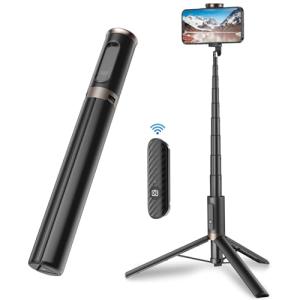 KKZN 170cm スマホ 三脚 自撮り棒 さんきゃく スマホスタンド スマホ 3脚 携帯 三脚 セルカ棒 じどり棒 充電式リモコン 収納一体｜kirelab-net