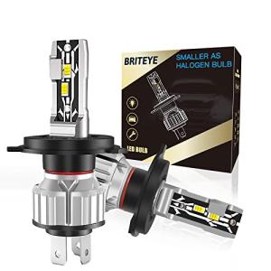 Briteye(まぶしい) H4 LEDヘッドライト hi lo切替 CSPチップ搭載 新基準車検対応 LED H4 バルブ ホワイト 12V車｜kirelab-net