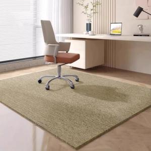 AYO ゲーミングチェアマット アイボリー 140×90cm 厚さ4 mm チェアマット カーペットタイプ 滑り止め加工 床傷防止マットパッド｜kirelab-net