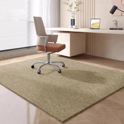 AYO ゲーミングチェアマット アイボリー 140×90cm 厚さ4 mm チェアマット カーペット...