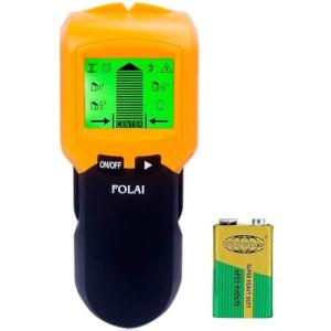 FOLAI 下地センサー 下地探し 壁うら探し 一台三役 木材/金属/AC電源探知 電気の配線 自動オフ機能 日本語取扱説明書付き｜kirelab-net