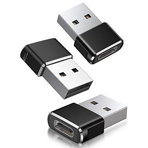 Basesailor USB CメスからUSBオス変換アダプター 3パック、が対応 iPhone 1...