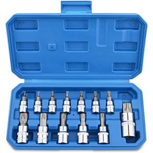 Gunpla トルクスネジ用ビットセット 13pcs ビットソケットセット T8-T70｜kirelab-net