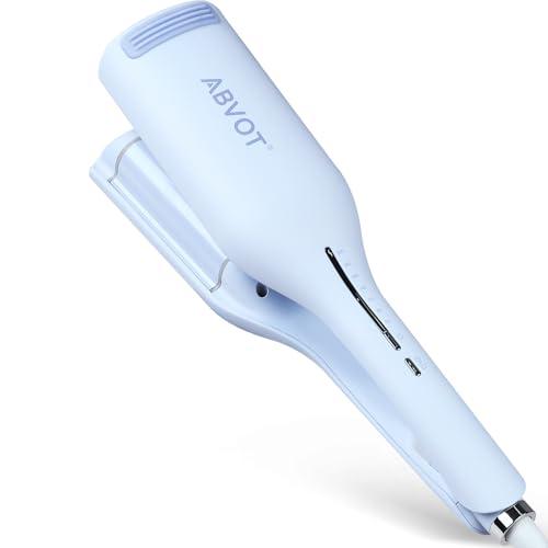 ABVOT (深U型)ウェーブアイロン36mm 花の季節 ヘアアイロン カール 2024年新型 5S...