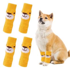 ペット レッグウォーマー 犬レッグソックス 犬ソックス 犬用 レッグガード かわいい 関節プロテクター 犬足舐め防止 けが予防 保護 防寒 汚れ｜kirelab-net
