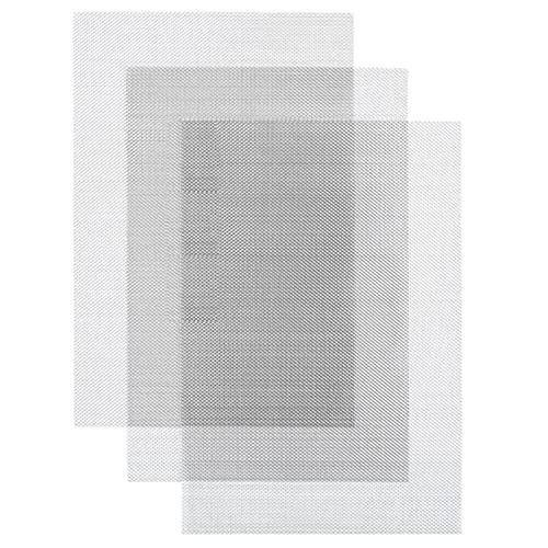 ステンレスメッシュ ステンレス平織金網 3枚セット 30x21cm 20メッシュ 網目1mm 線径0...